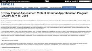 ViCAP - FBI.gov