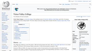 Victor Valley College - Wikipedia