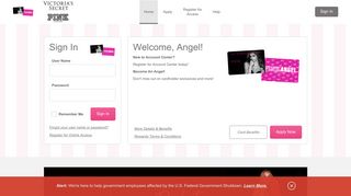 Victoria's Secret Angel Credit Card - Manage your account - Comenity