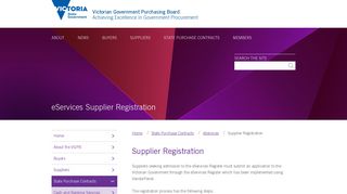eServices Supplier Registration | Victorian Government Purchasing ...