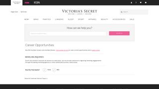 Career Opportunities - Customer Service - Victoria's Secret