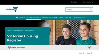 Victorian Housing Register | Housing.vic.gov.au