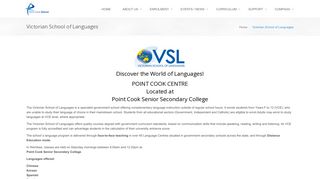 Victorian School of Languages - Point Cook Senior Secondary College