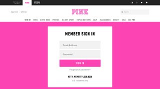 Sign In - PINK Nation - Victoria's Secret