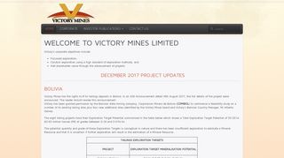 Victory Mines: Welcome to