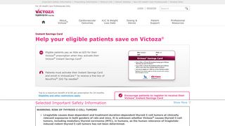 Victoza® Instant Savings Card | Victoza® (liraglutide) injection 1.2 mg ...
