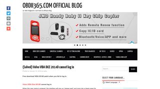 (Solved) Volvo VIDA DiCE 2014D cannot log in | OBDII365.com ...