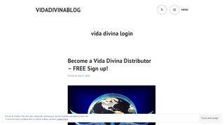 vida divina login – vidadivinablog