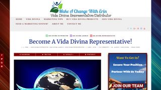 Become A Vida Divina Representative! ~ Make A Change With Erin