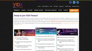 Membership Options - VIDA Fitness | VIDA Fitness