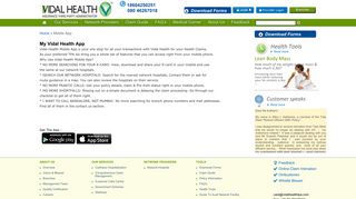 Mobile App - Vidal Health