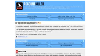 Delete your Viddler account | accountkiller.com