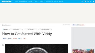 How to Get Started With Viddy - Mashable