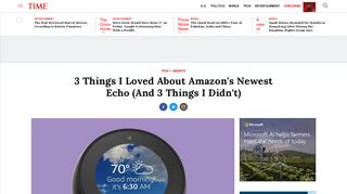 Amazon Echo Spot Review: 3 Things I Loved and 3 I Hated | Time