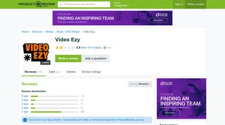 Video Ezy Reviews - ProductReview.com.au