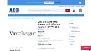 Video Insight VMS v5 unlimited support license - All Campus Security