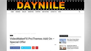 VideoMakerFX ProThemes Add On – Special Offer | dayniile.com