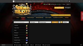 Play Casino Online - over 3000 casino games - Videoslots