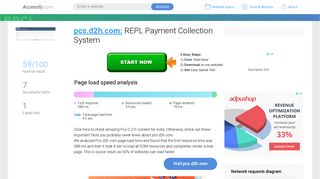 Access pcs.d2h.com. REPL Payment Collection System