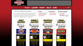 Free video poker contests every day