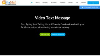VioMail - send free video text message video email share video - VioTalk