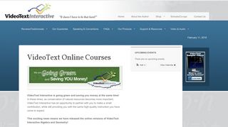 VideoText Online Courses - VideoText Interactive
