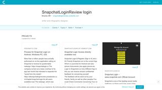Stories by SnapchatLoginReview login : Contently