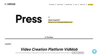 Press - The Easiest Way to Make Great Video at Scale • VidMob