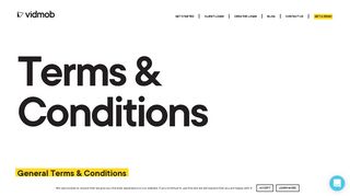 Terms & Conditions - VidMob