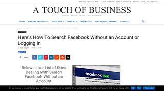 Here's How To Search Facebook Without an Account or Logging In | A ...