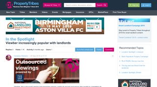 Viewber increasingly popular with landlords - Property Tribes