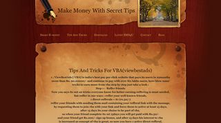Viewbestads - Make Money With Secret Tips - Earn money online