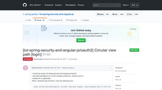 [tut-spring-security-and-angular-js/oauth2] Circular view path [login ...