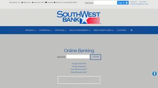 Online Banking - SouthWest Bank