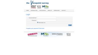 Login - Viewpoint Survey