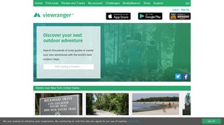 ViewRanger online trip planning and sharing community for the outdoors