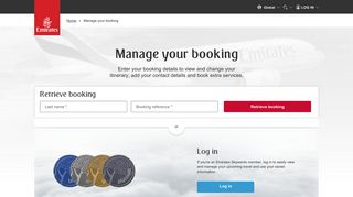 Manage your booking | Emirates