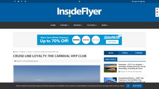 Cruise Line Loyalty: The Carnival VIFP Club - InsideFlyer