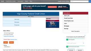 Vigo County Federal Credit Union - Terre Haute, IN