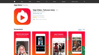 Vigo Video -Tell your story on the App Store - iTunes - Apple