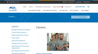 Careers | Island Health