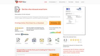 Viha Intranet Email - Fill Online, Printable, Fillable, Blank | PDFfiller