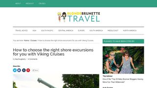 How to choose the right Viking Cruise shore excursions for you