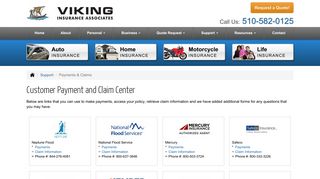 Customer Payment and Claim Center - Viking Insurance Associates Inc