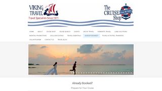 Online Cruise Check-in - Viking Travel Service - The Cruise Shop