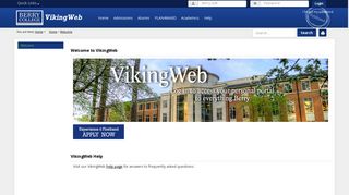 VikingWeb: Welcome