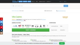 Viks Casino: Login Info, Games, Review– Keytocasino