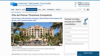 Villa del Palmar Timeshare Complaints & Reviews