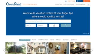 Owner Direct Vacation Rentals