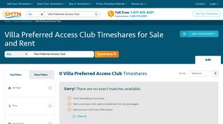 Villa Preferred Access Club Timeshare Resales and Rentals | Search ...